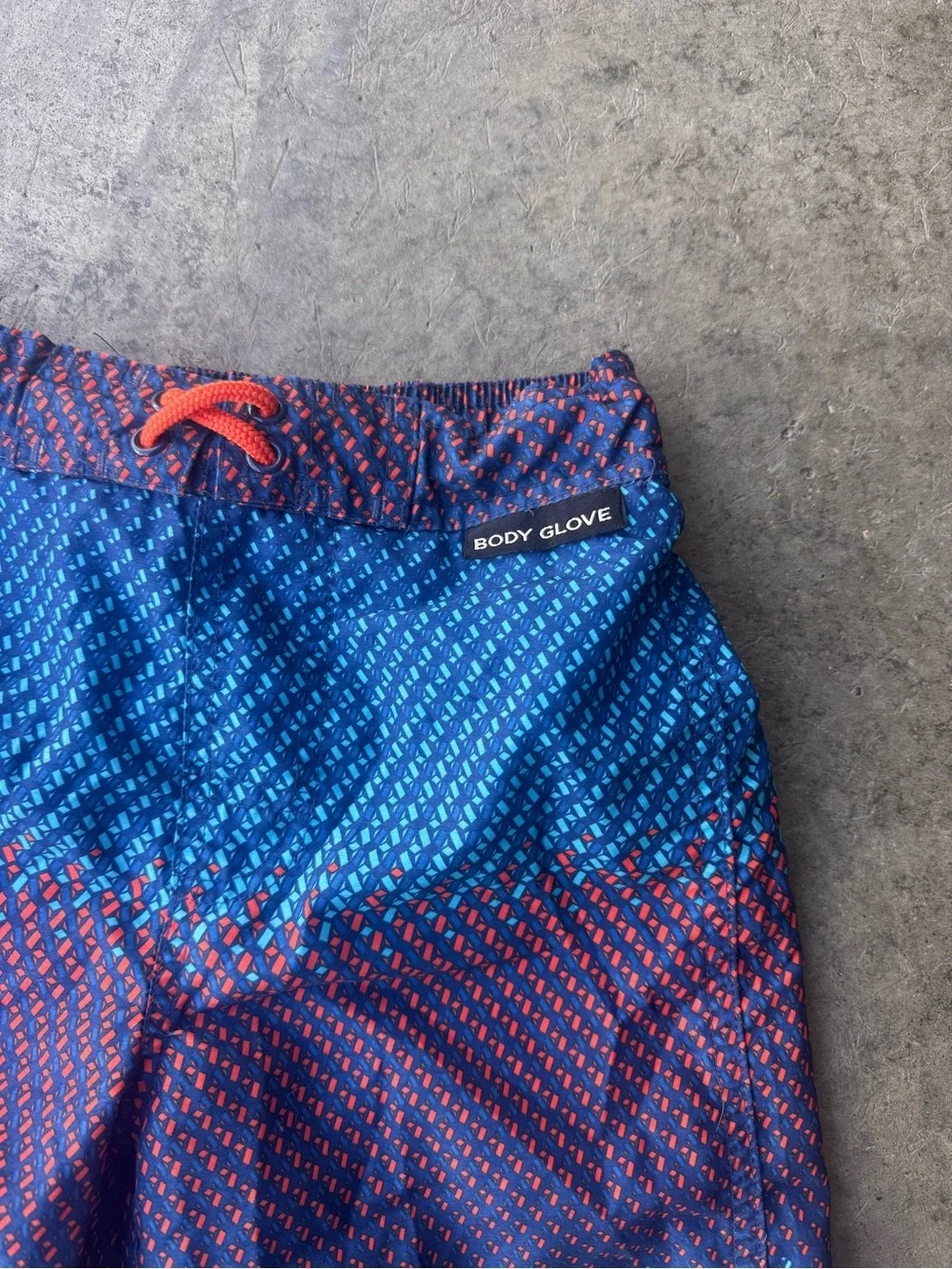 Body Glove Blue and Red Boys' Swim Trunks